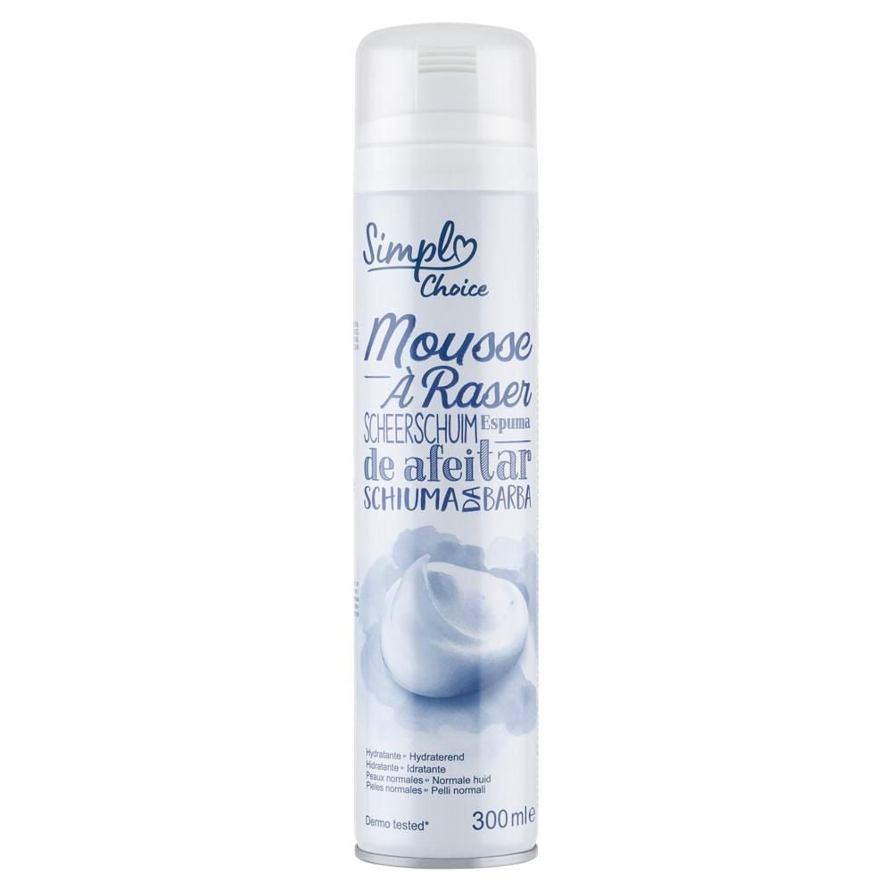 Simpl Choice Nawilżająca pianka do golenia 300 ml