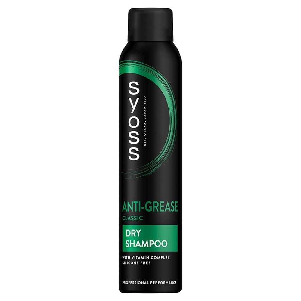 Syoss Anti-Grease Classic Suchy szampon o intensywnym działaniu odświeżającym 200 ml