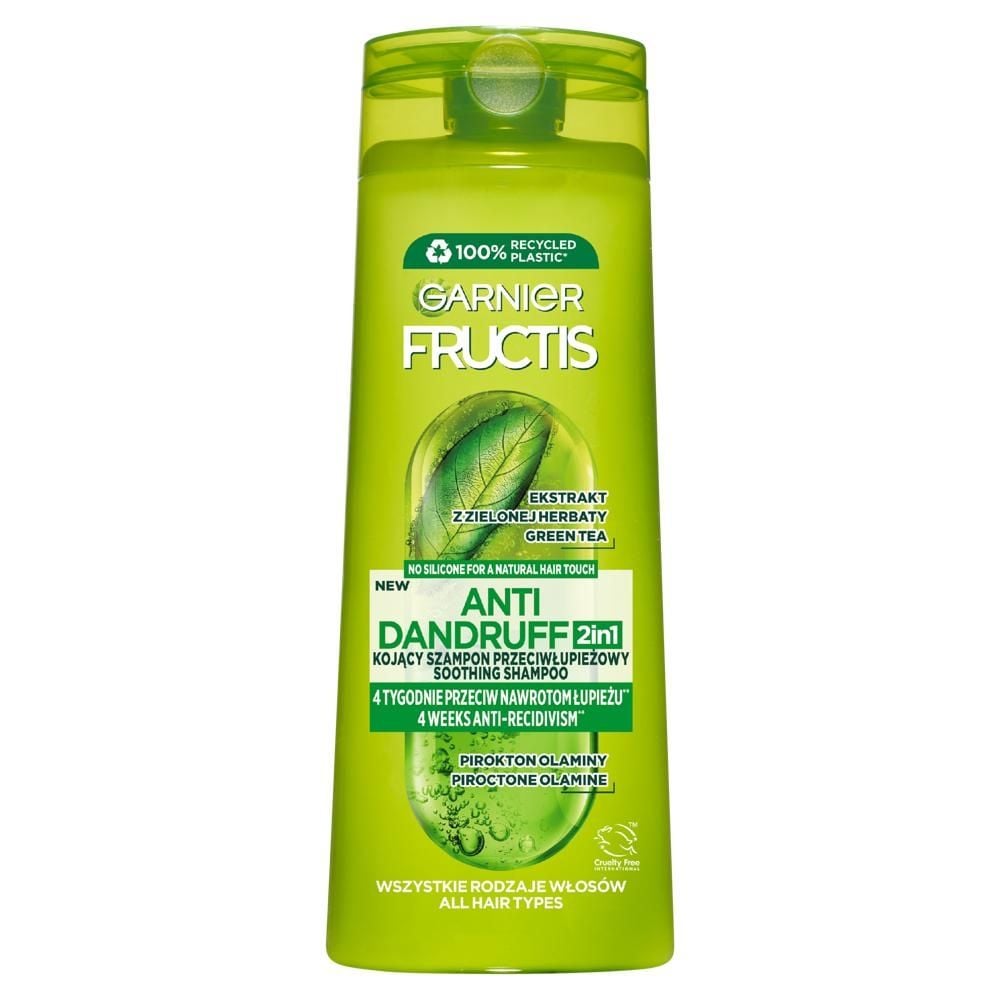 Garnier Fructis Anti Dandruff Kojący szampon przeciwłupieżowy 400 ml