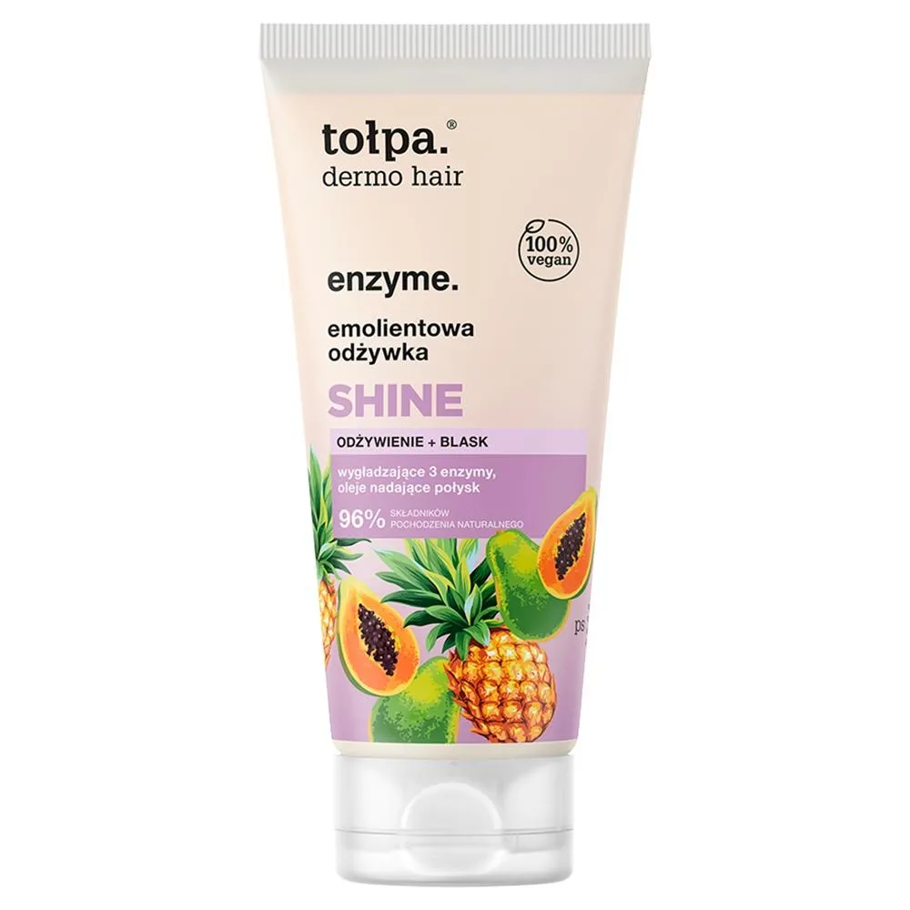 tołpa Dermo Hair Enzyme Shine Emolientowa odżywka 200 ml