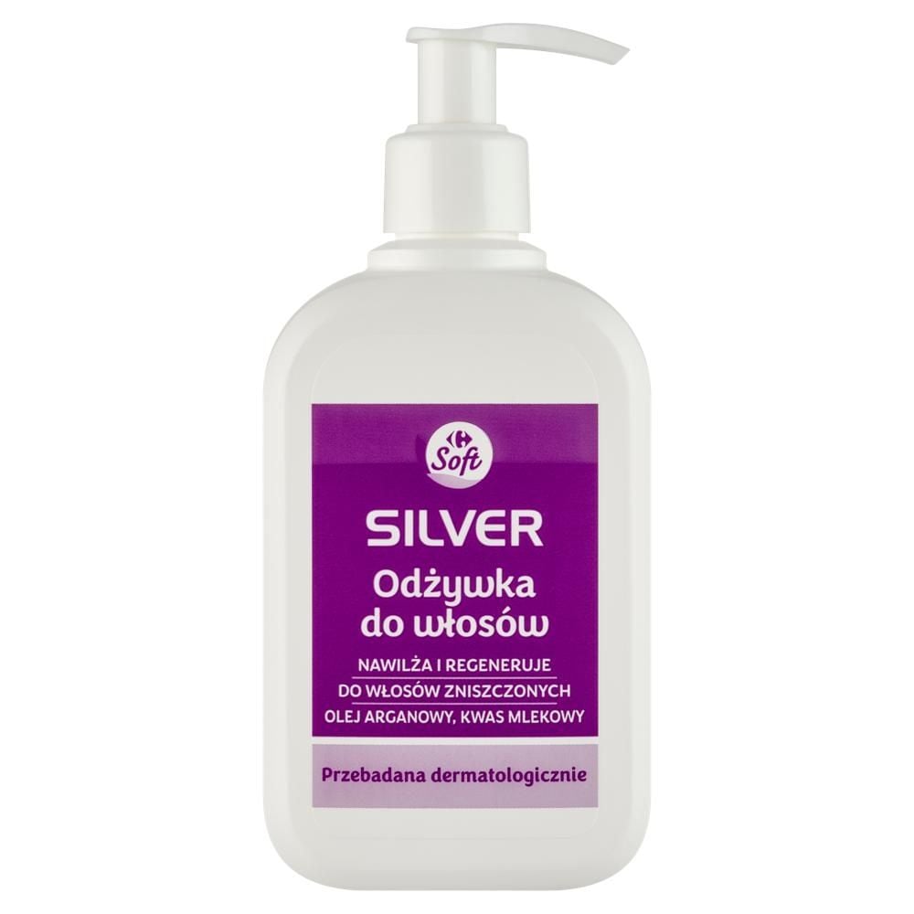 Carrefour Soft Silver Odżywka do włosów 250 ml