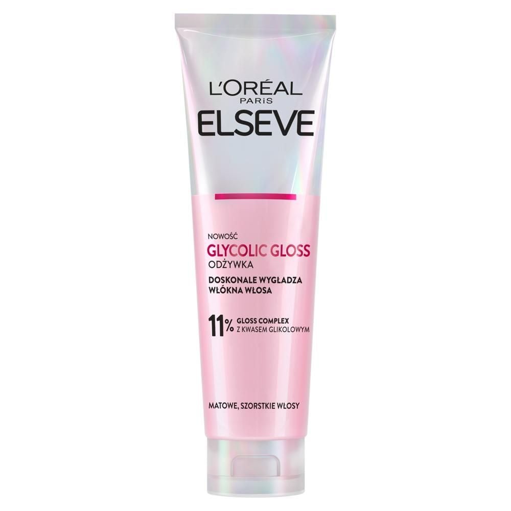 L'Oréal Paris Elseve Glycolic Gloss Odzywka do włosów szorstkich i matowych 150 ml
