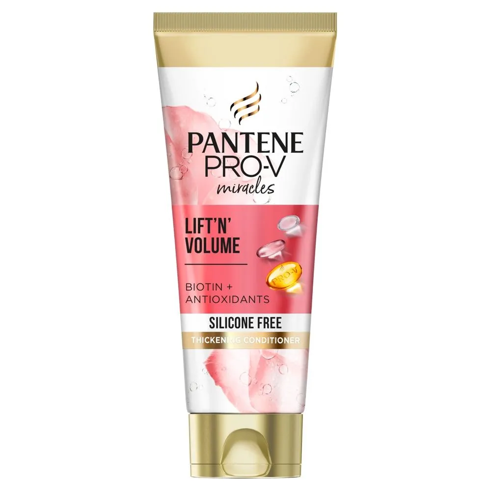 Pantene Pro-V Lift'N'Volume Odżywka pogrubiająca włosy z biotyną, 160 ml. Bez silikonu