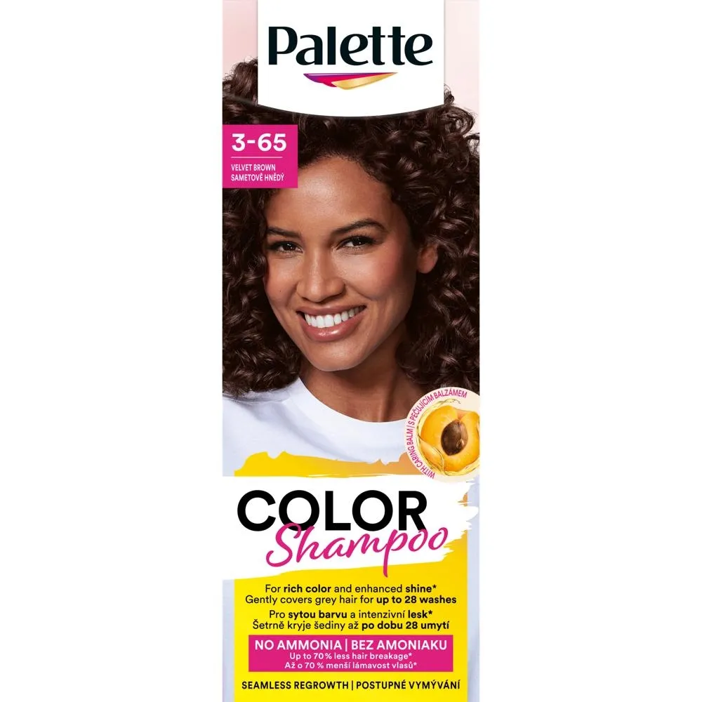 Palette Color Shampoo Szampon koloryzujący do włosów 3-65 aksamitny brąz
