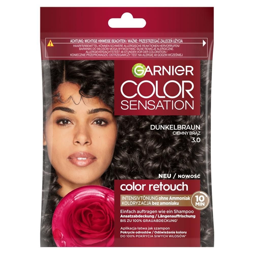 Garnier Color Sensation Krem koloryzujący ciemny brąz 3.0
