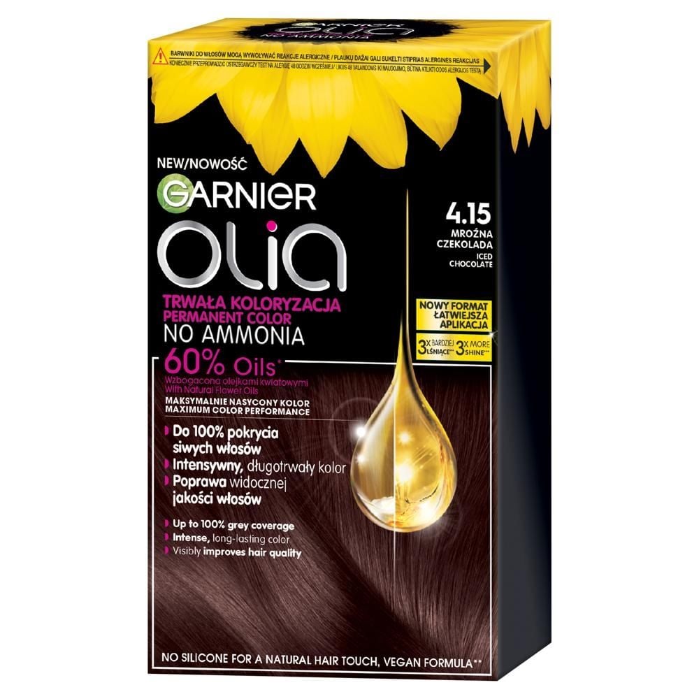 Garnier Olia Krem koloryzujący 4.15 mroźna czekolada