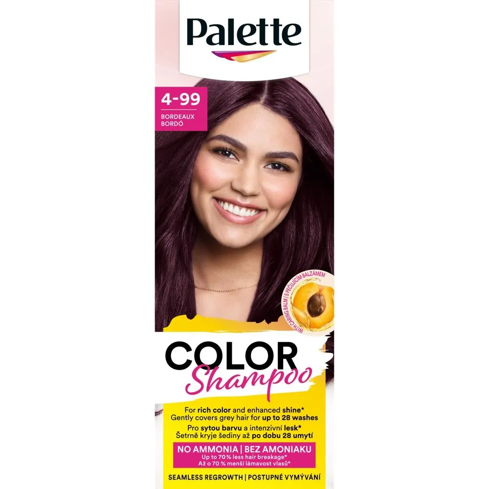 Palette Color Shampoo Szampon koloryzujący do włosów 4-99 bordo