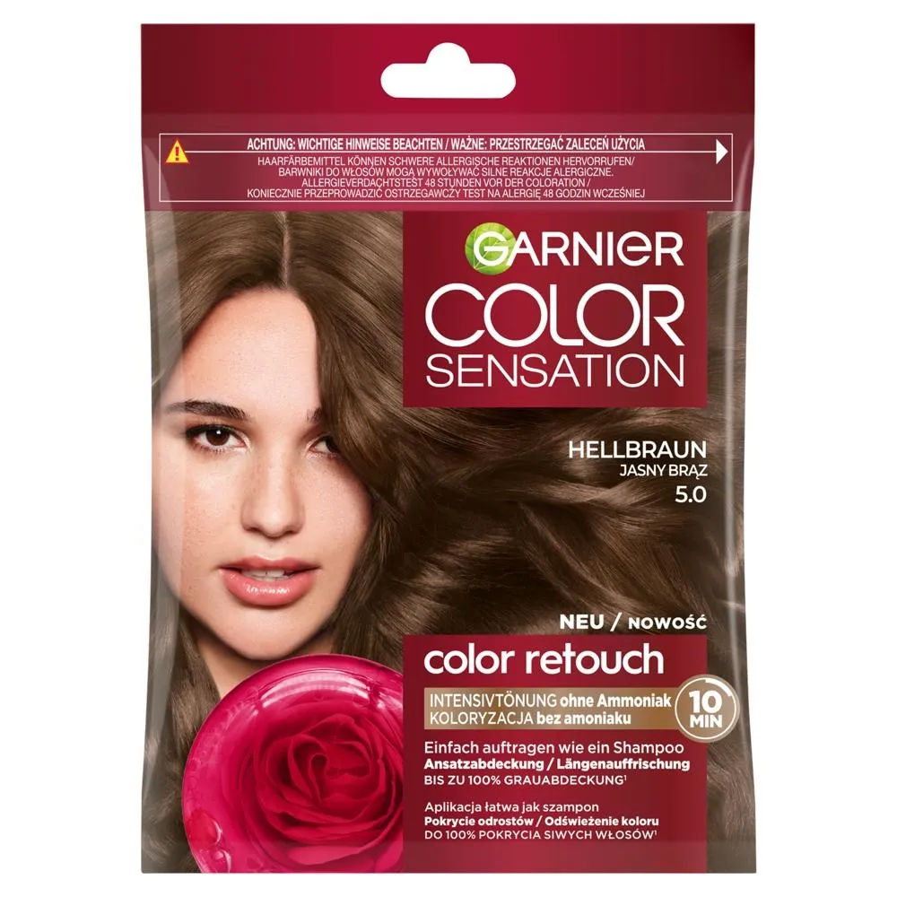 Garnier Color Sensation Krem koloryzujący jasny brąz 5.0