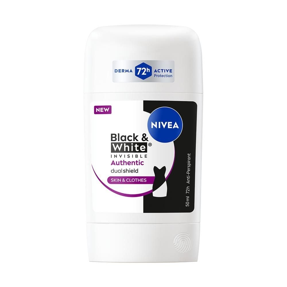 Nivea Black&White Authentic Antyperspirant w sztyfcie 50 ml