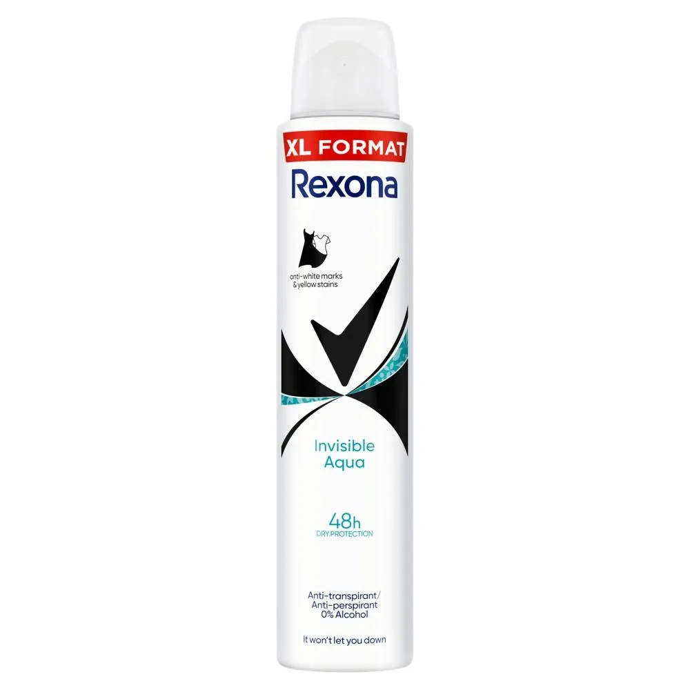 Rexona Motion Sense Invisible Aqua Antyperspirant w aerozolu 200 ml