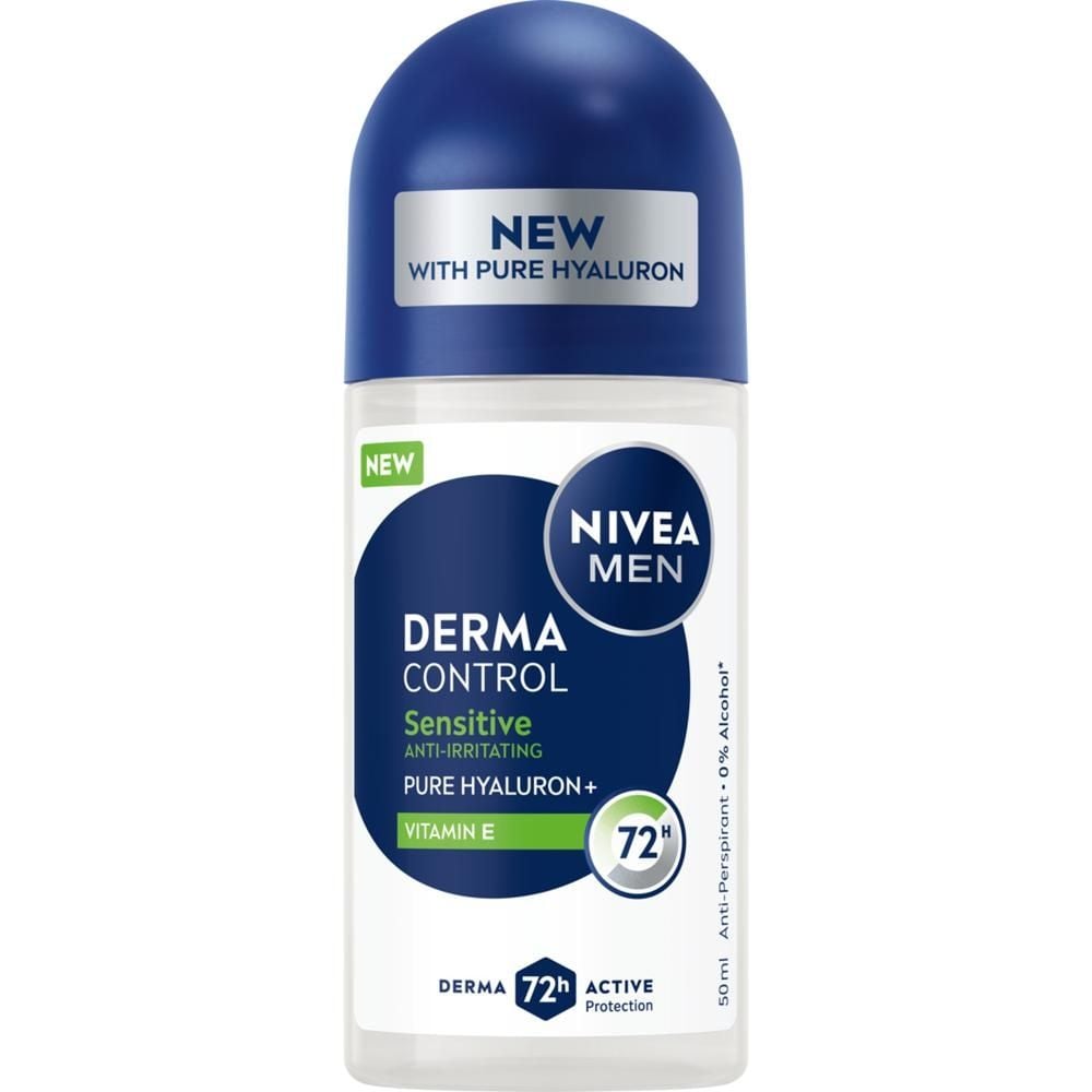 Nivea MEN Derma Control Sensitive Antyperspirant Roll-On 50ml