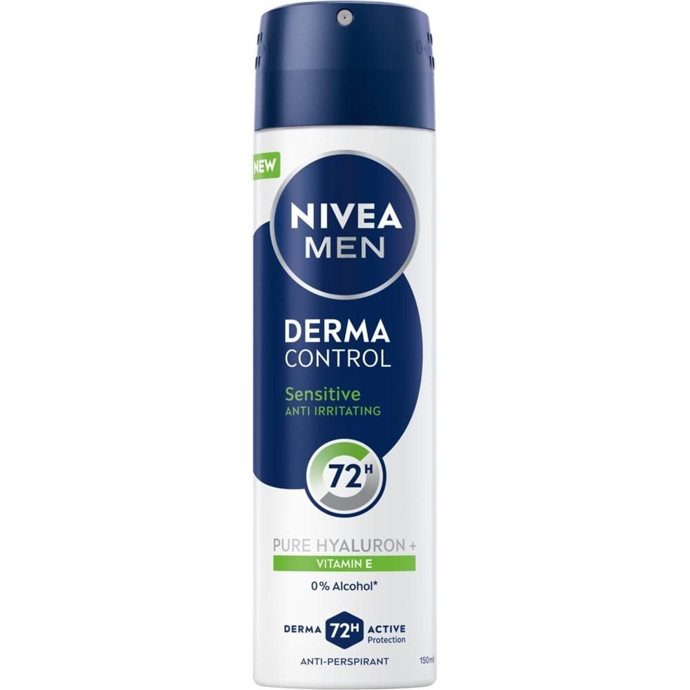 Nivea MEN Derma Control Sensitive Antyperspirant Spray 150ml
