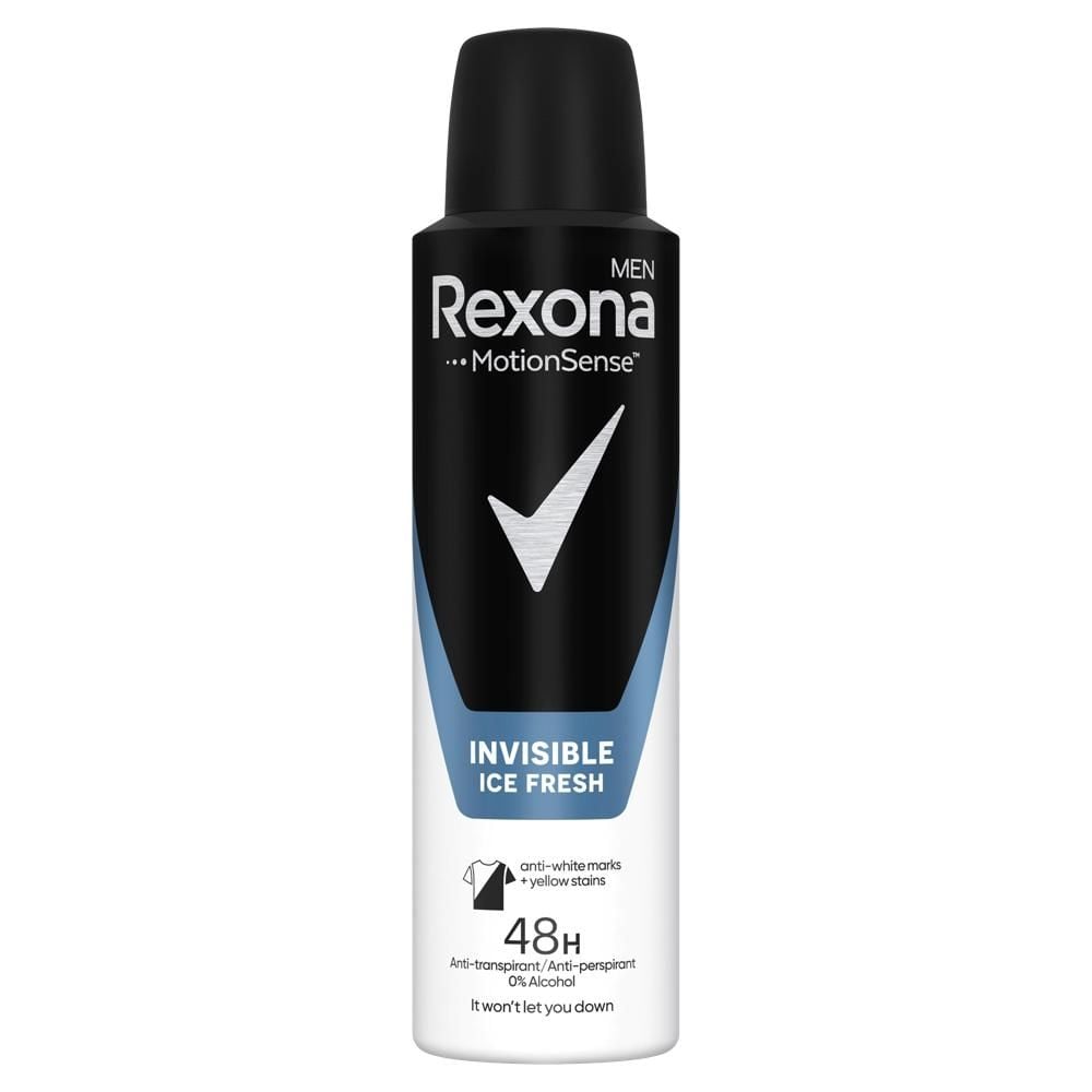 Rexona Men Invisible Ice Fresh Antyperspirant w aerozolu 150 ml