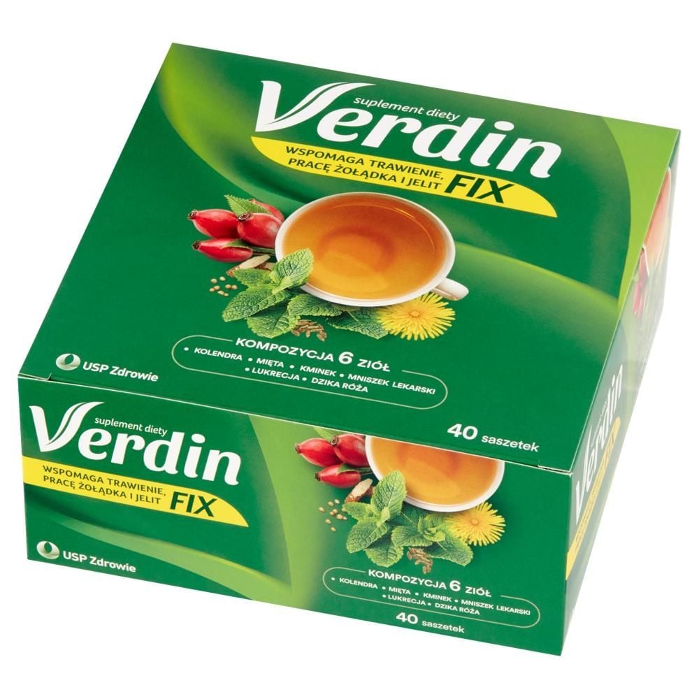 Verdin Fix Suplement diety kompozycja 6 ziół 72 g (40 x 1,8 g)