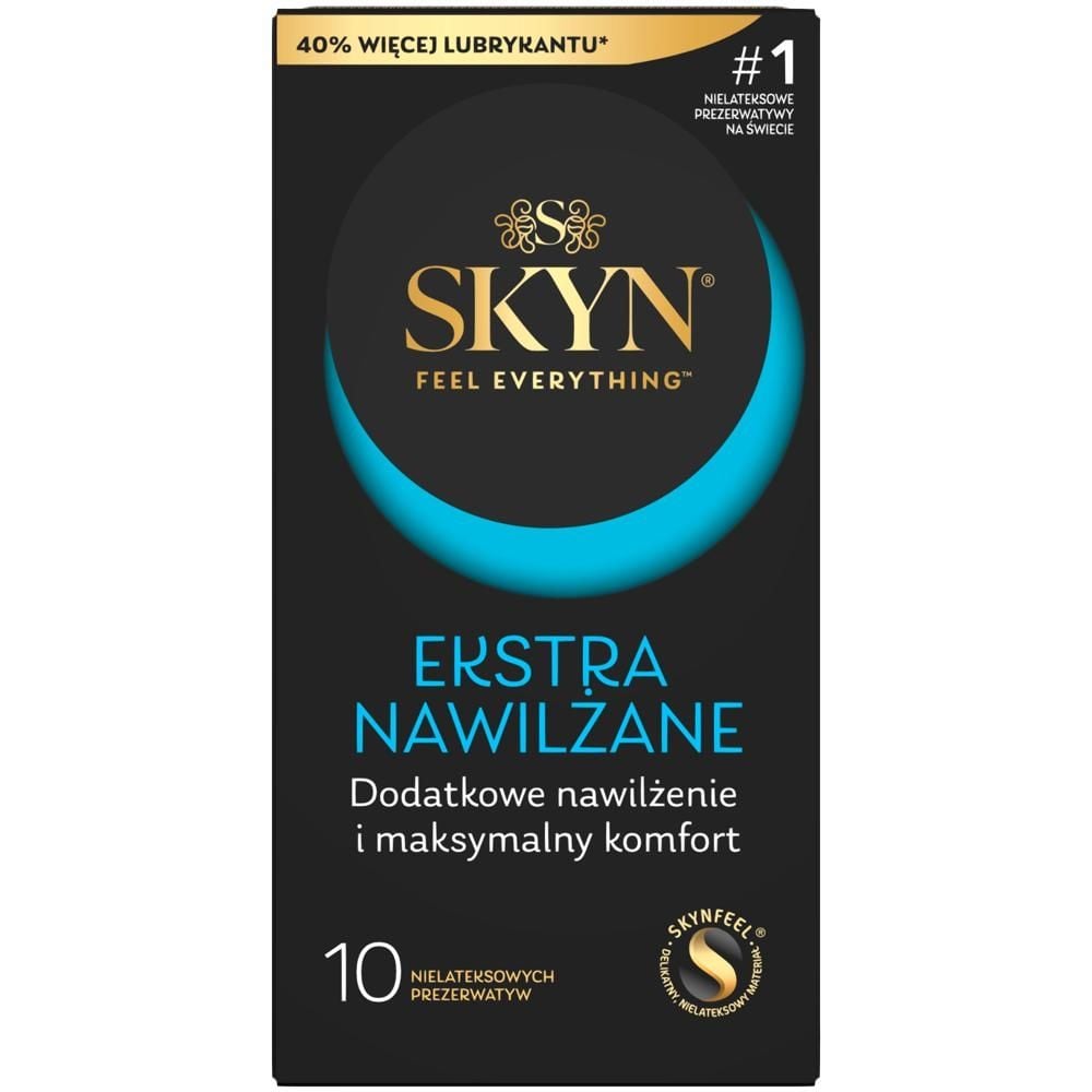 Skyn Nielateksowe prezerwatywy ekstra nawilżane 10 sztuk