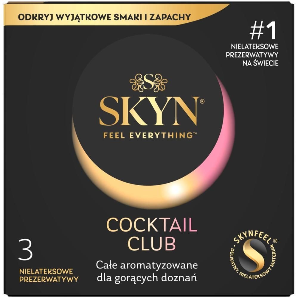 Skyn Cocktail Club Nielateksowe prezerwatywy 3 sztuki