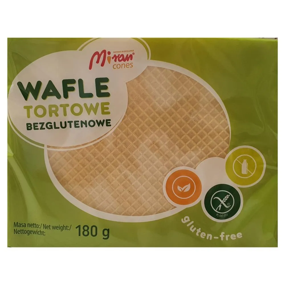 Miran Wafle tortowe bezglutenowe 180 g