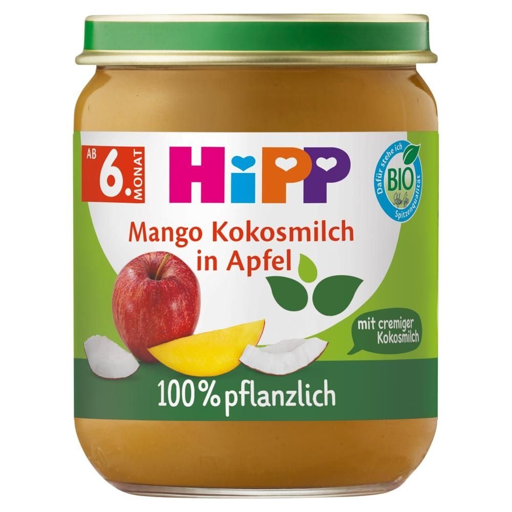 HiPP BIO Jabłka z mango i kremowym kokosem od 6. m-ca 160 g