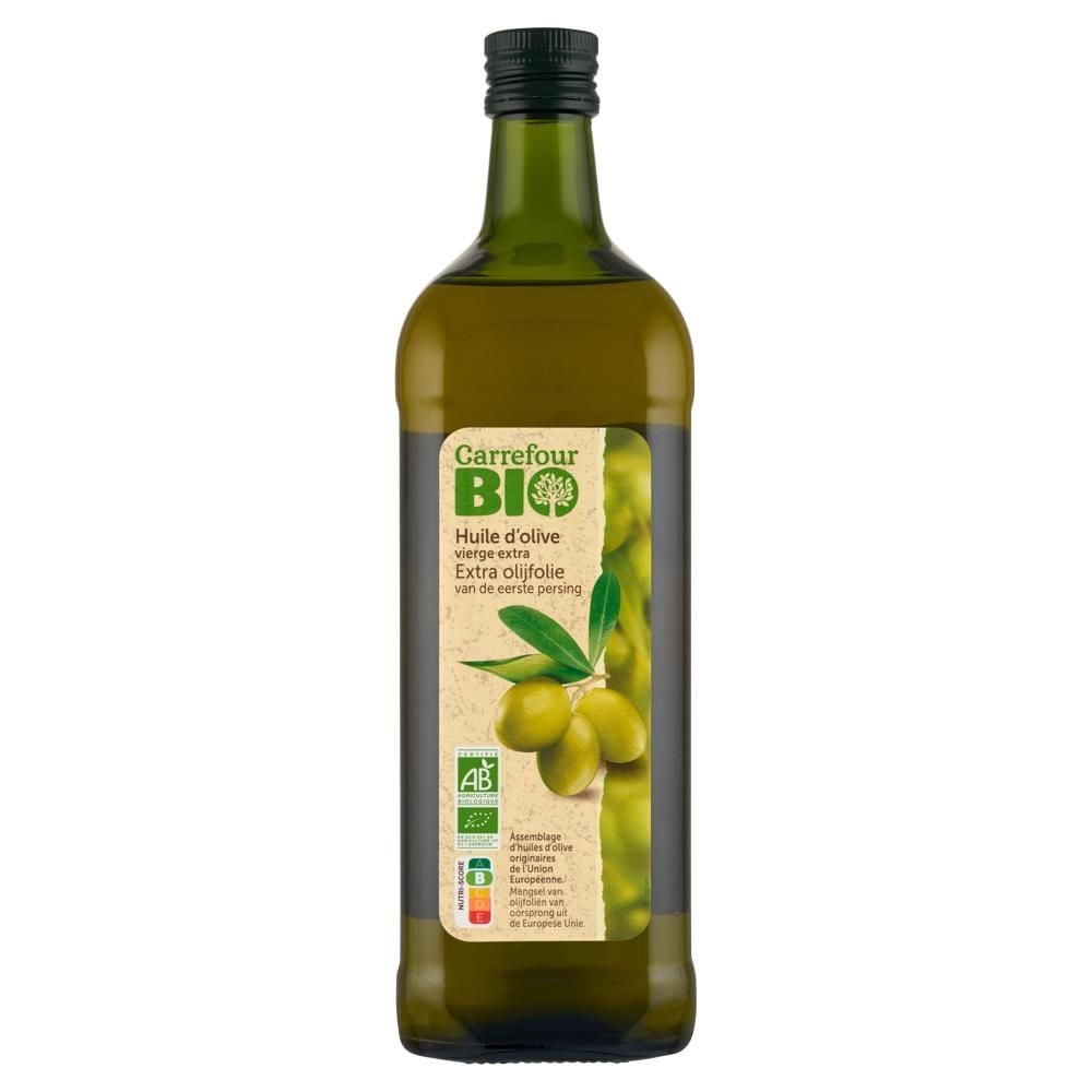 Carrefour Bio Ekologiczna oliwa z oliwek najwyższej jakości z pierwszego tłoczenia 1 l
