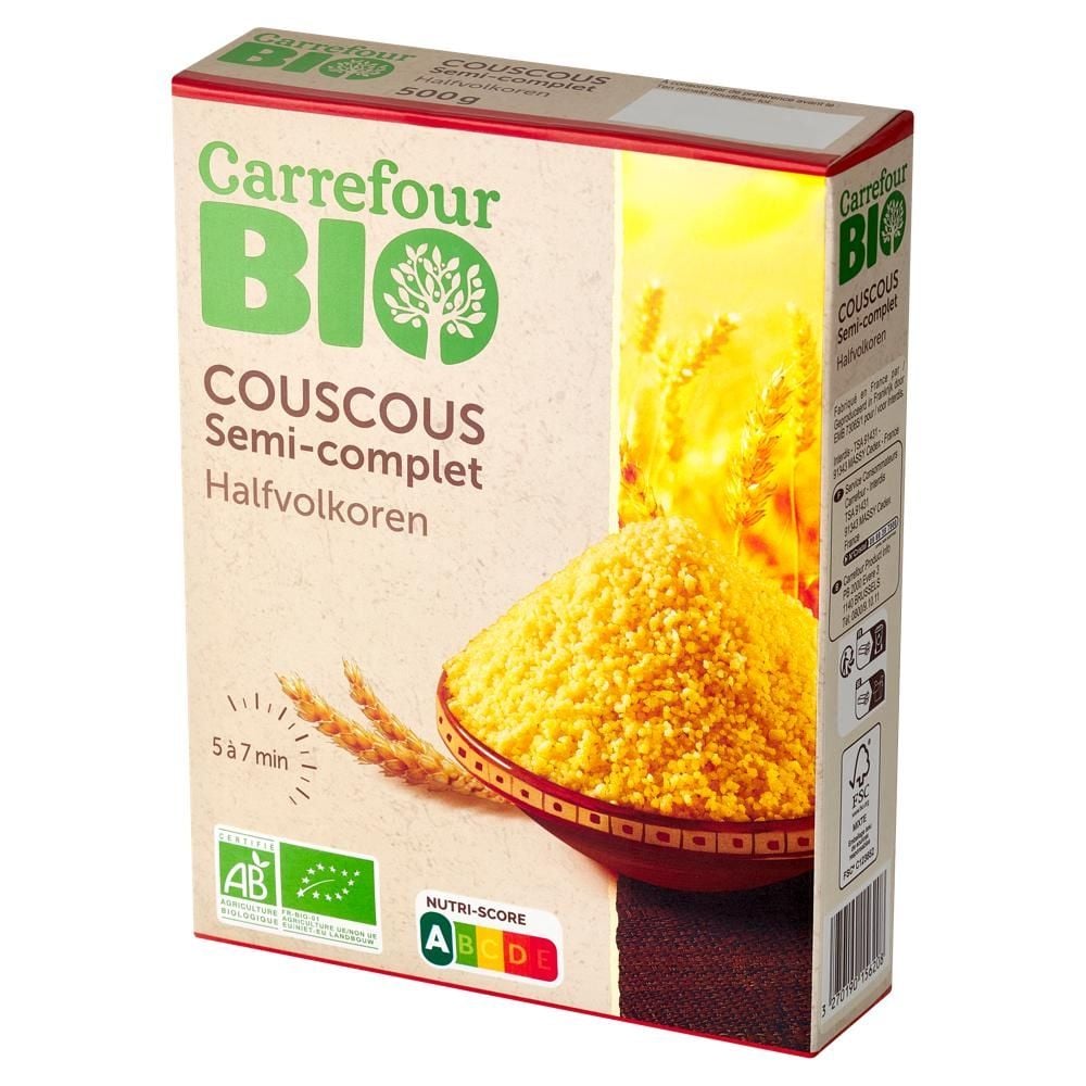 Carrefour Bio Ekologiczna kasza kuskus 500 g