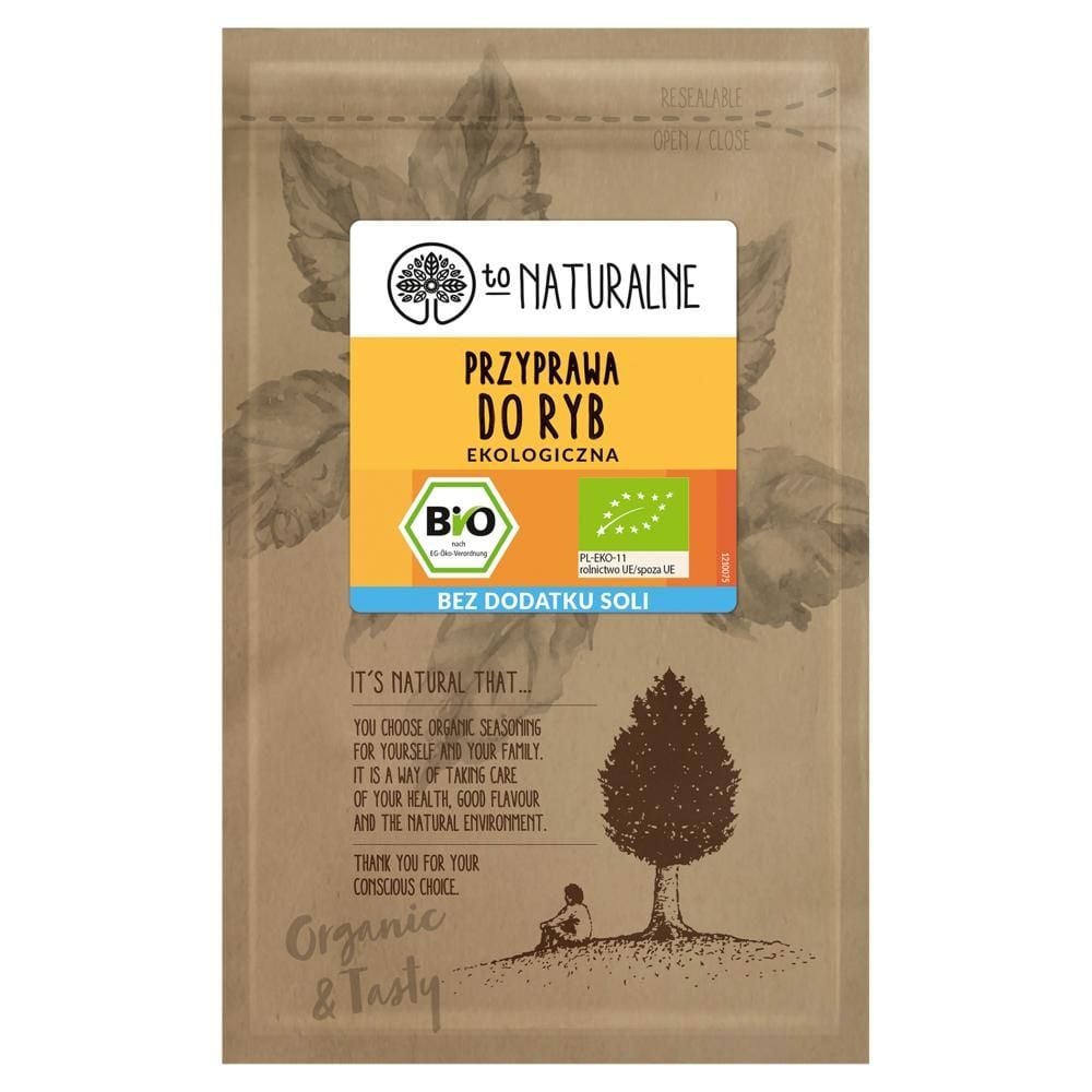 To Naturalne Przyprawa do ryb ekologiczna 20 g