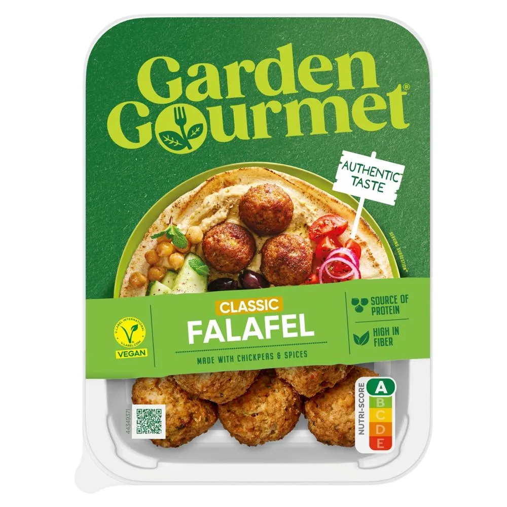 Garden Gourmet Falafel Wegański produkt na bazie ciecierzycy cukinii i cebuli 190 g