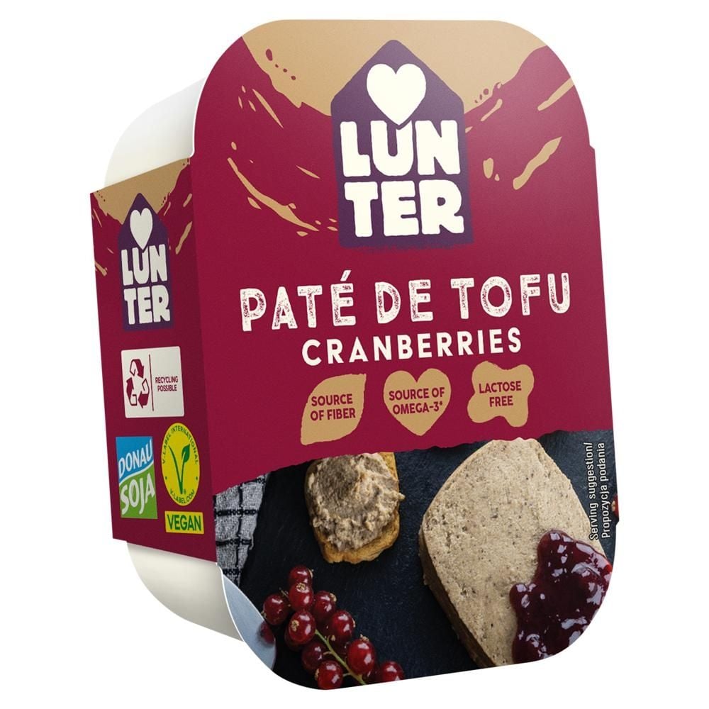 Lunter Paté de tofu z żurawiną 150 g