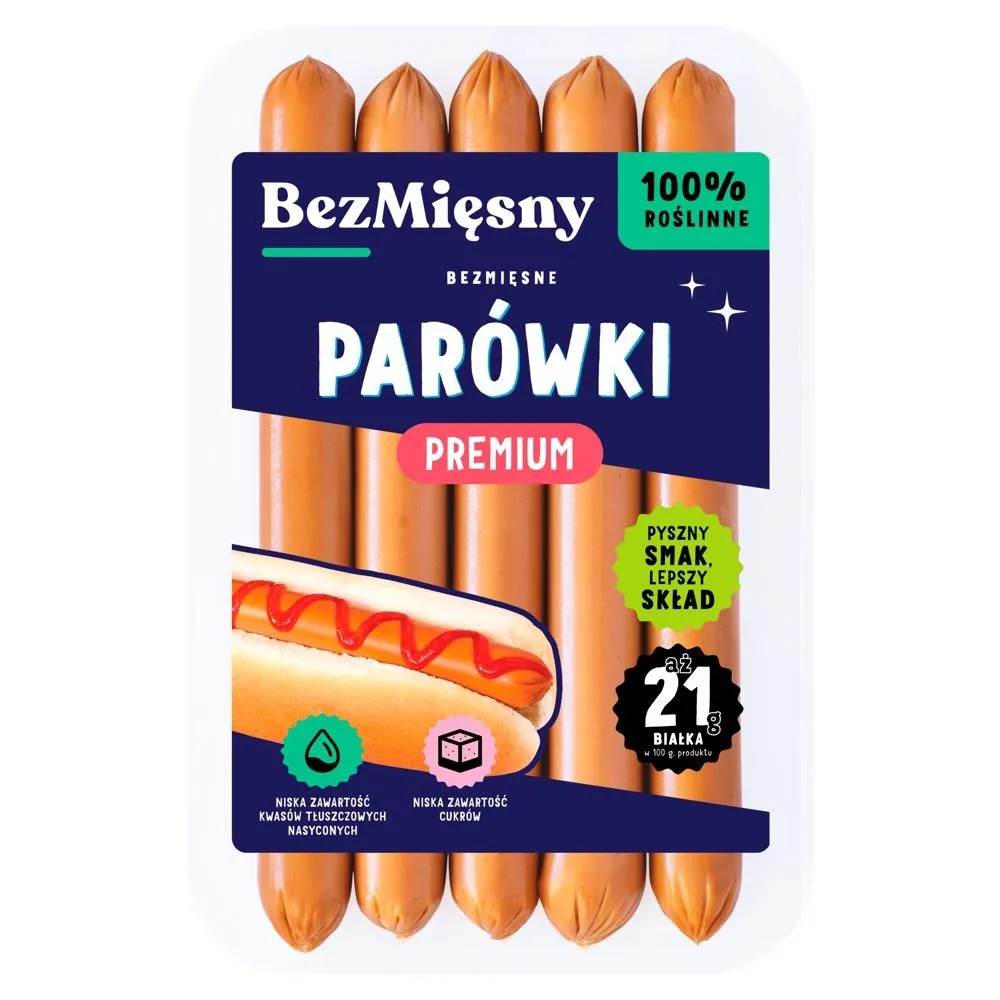 BezMięsny Bezmięsne parówki premium 160 g