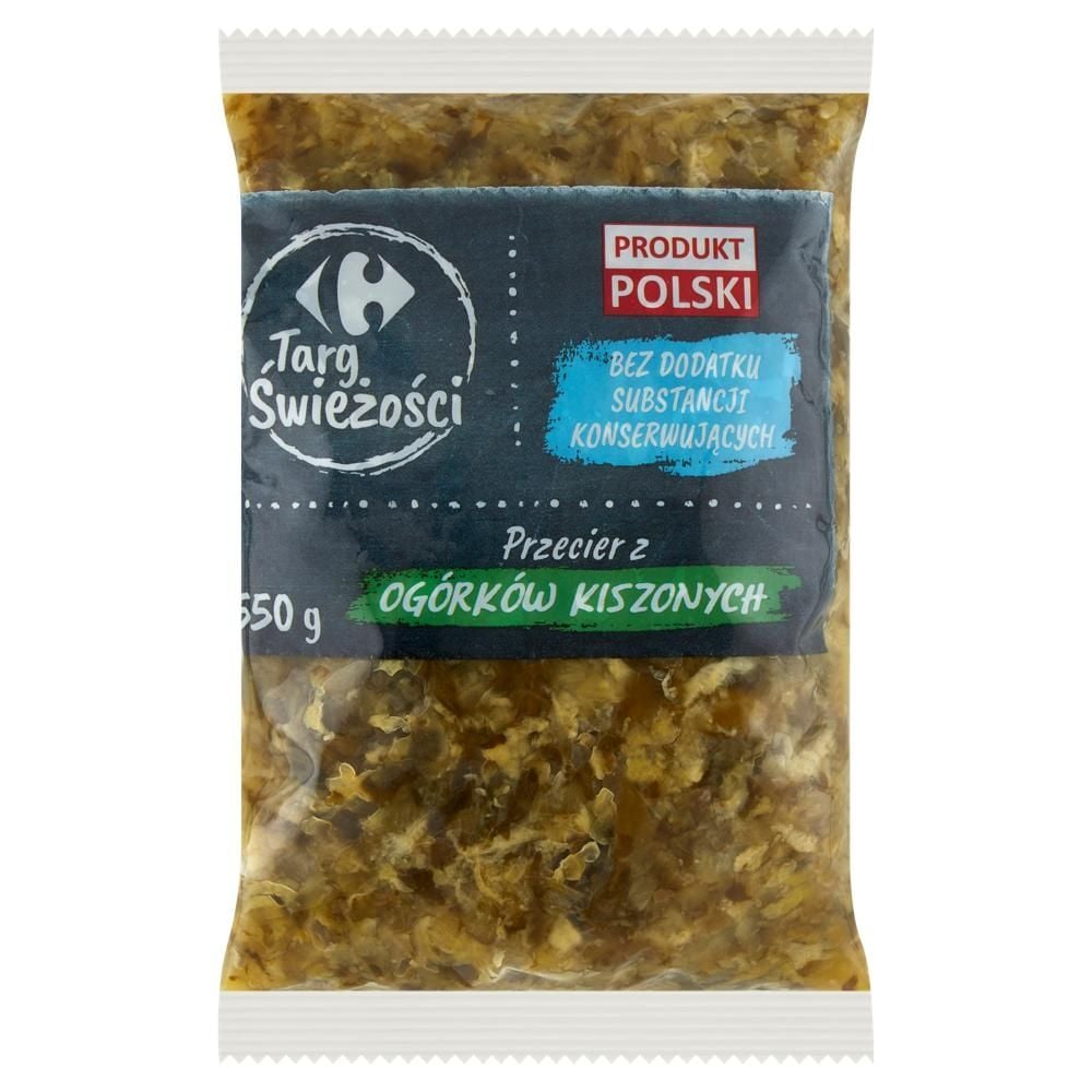 Carrefour Targ Świeżości Przecier z ogórków kiszonych 550 g