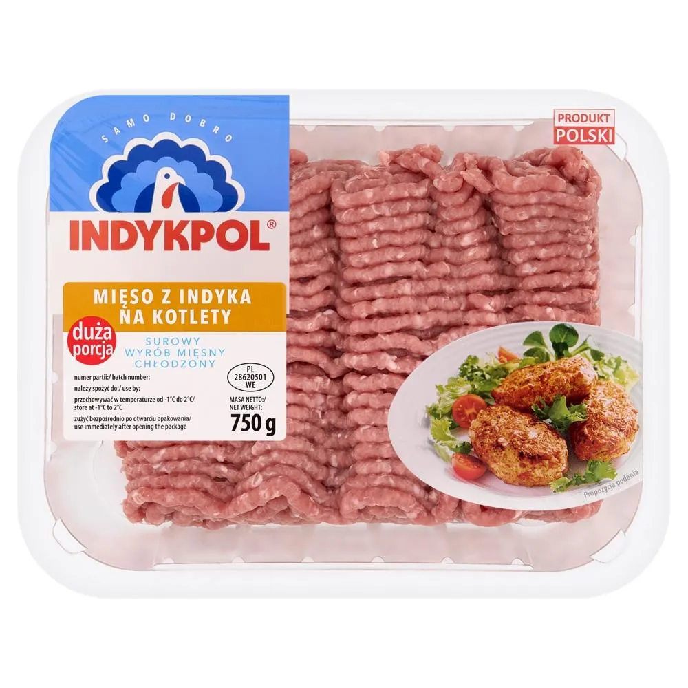 Indykpol Mięso z indyka na kotlety 750 g
