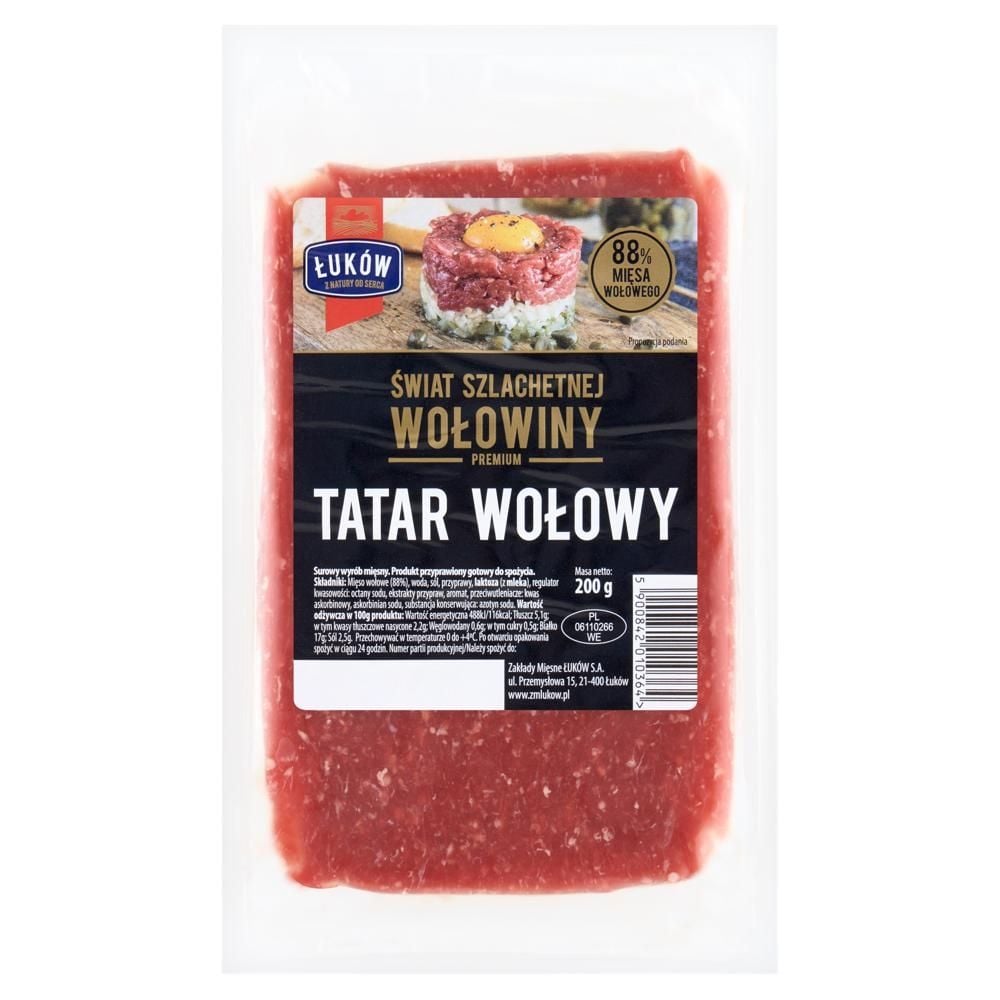 Łuków Tatar wołowy premium 200 g