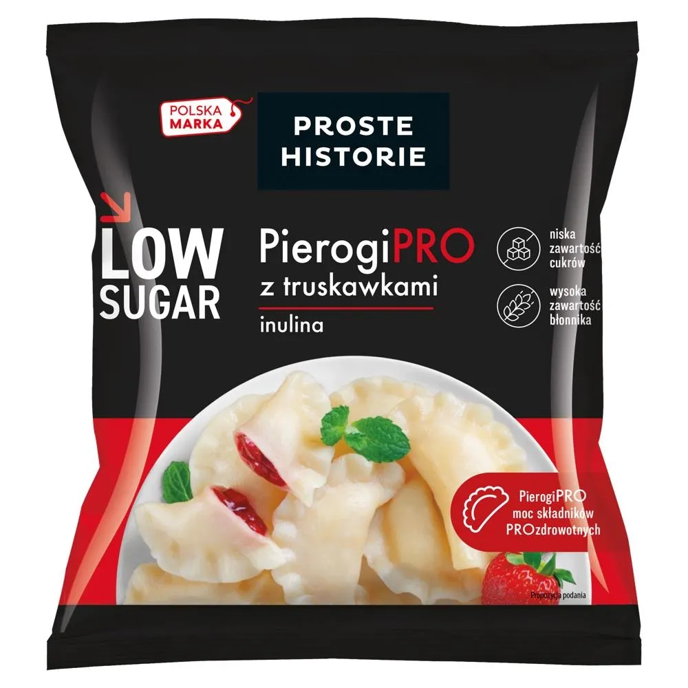 Proste Historie Pierogi pro z truskawkami 400 g