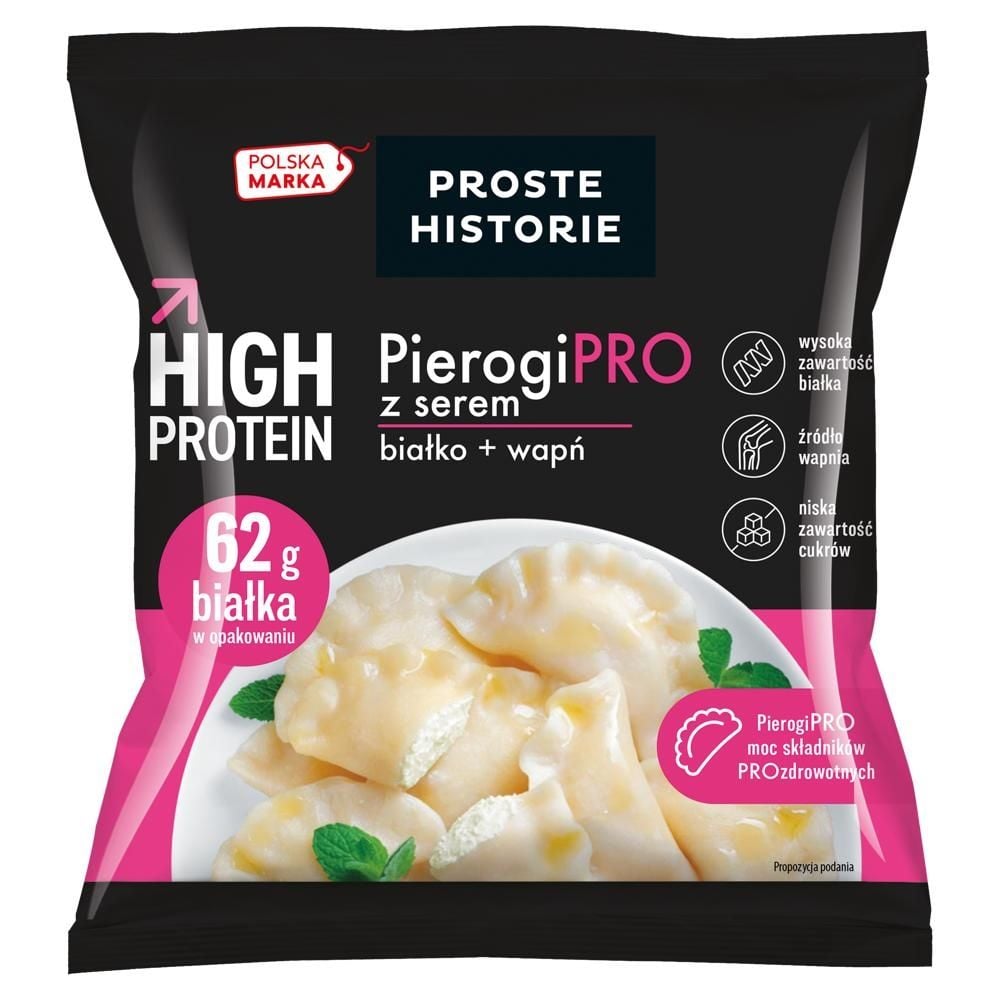 Proste Historie High Protein Pierogi pro z serem 400 g