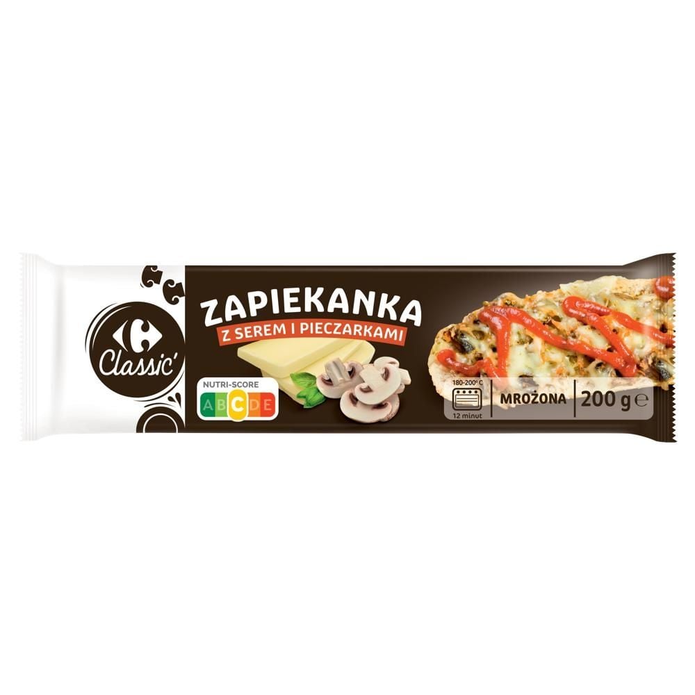 Carrefour Classic Zapiekanka z serem i pieczarkami 200 g
