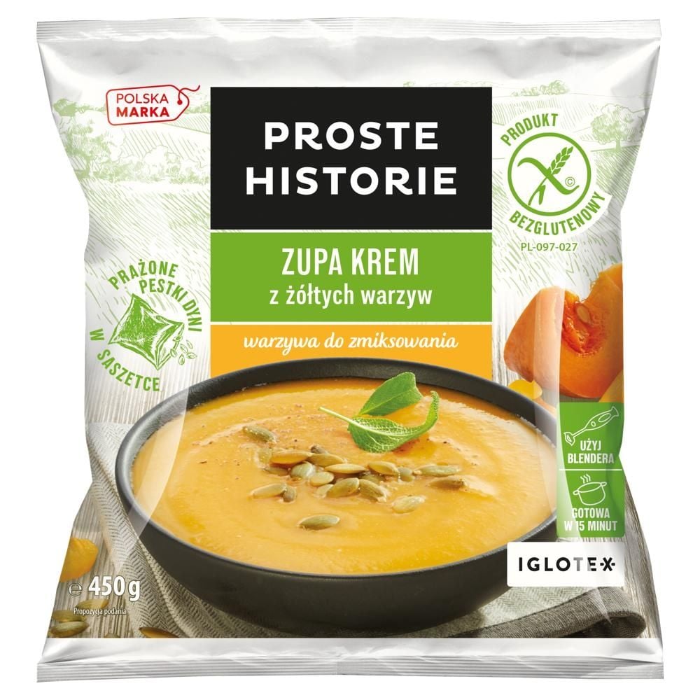 Proste Historie Zupa krem z żółtych warzyw 450 g
