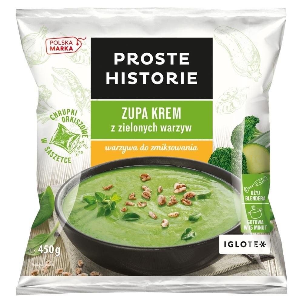 Proste Historie Zupa krem z zielonych warzyw 450 g