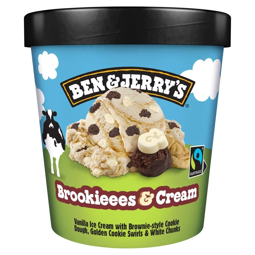 Ben & Jerry's Brookieees & Cream Lody 465 ml