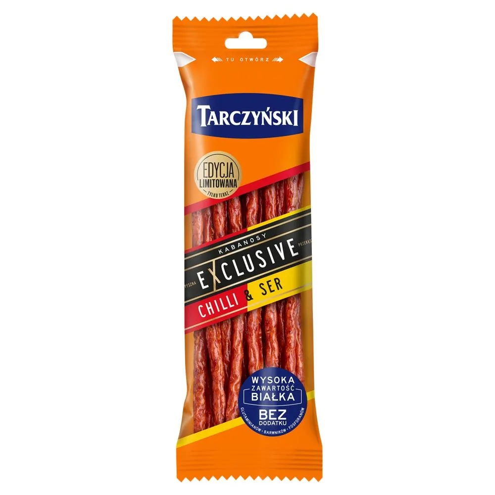 Tarczyński Kabanosy Exclusive chilli & ser 90 g