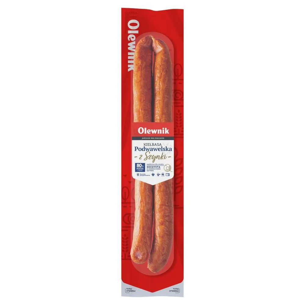 Olewnik Kiełbasa podwawelska z szynki 400 g