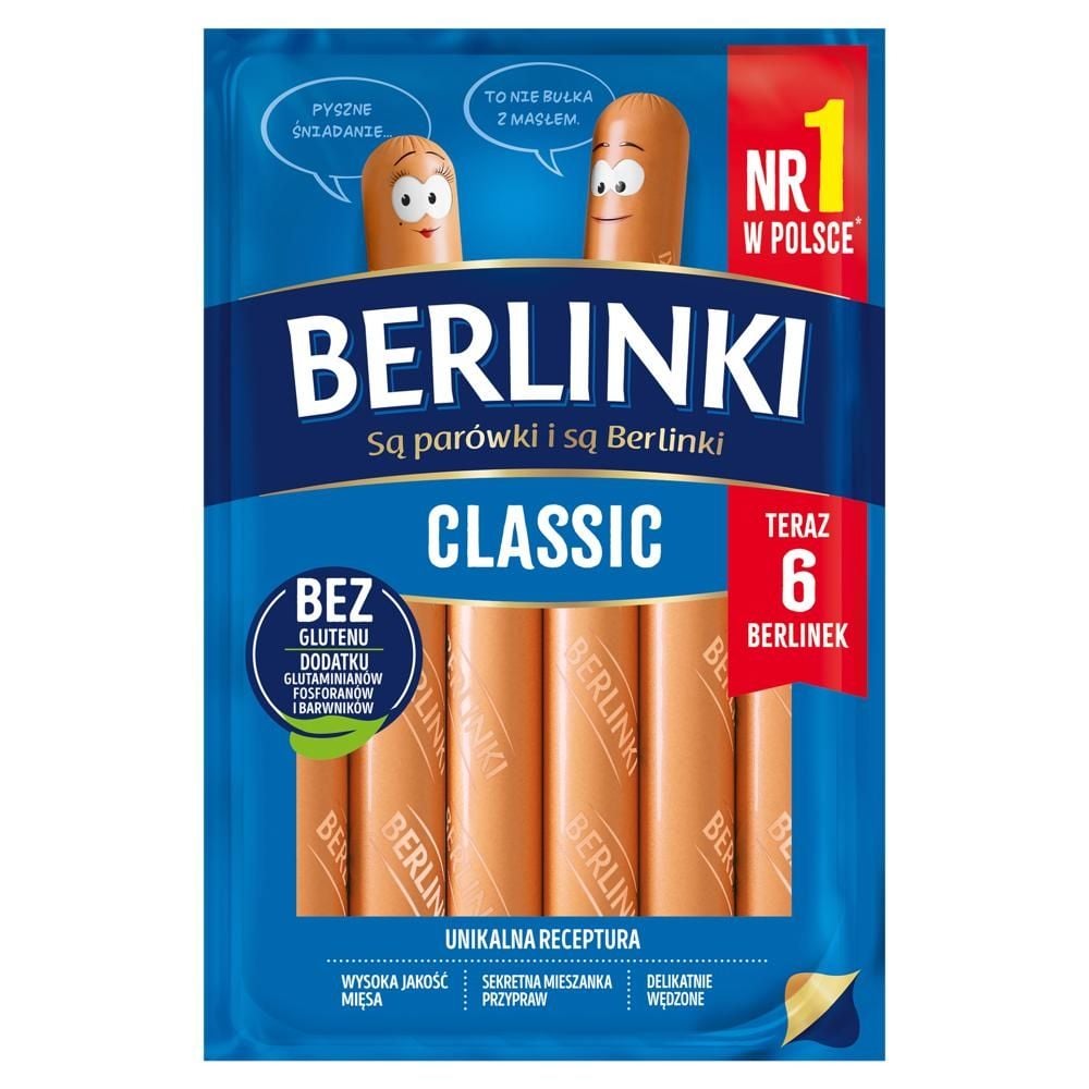Berlinki Classic Parówki 270 g