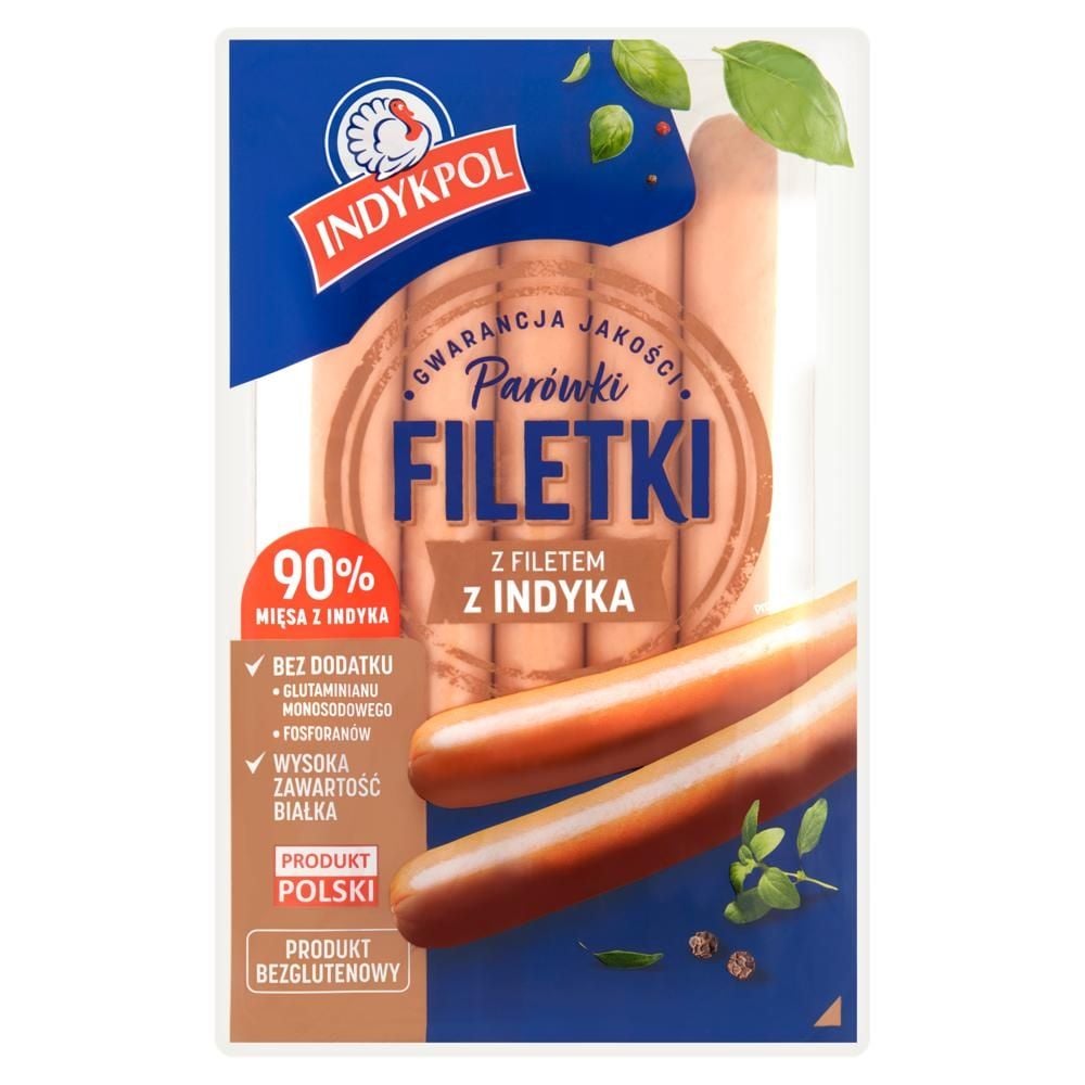 Indykpol Parówki filetki z filetem z indyka 200 g
