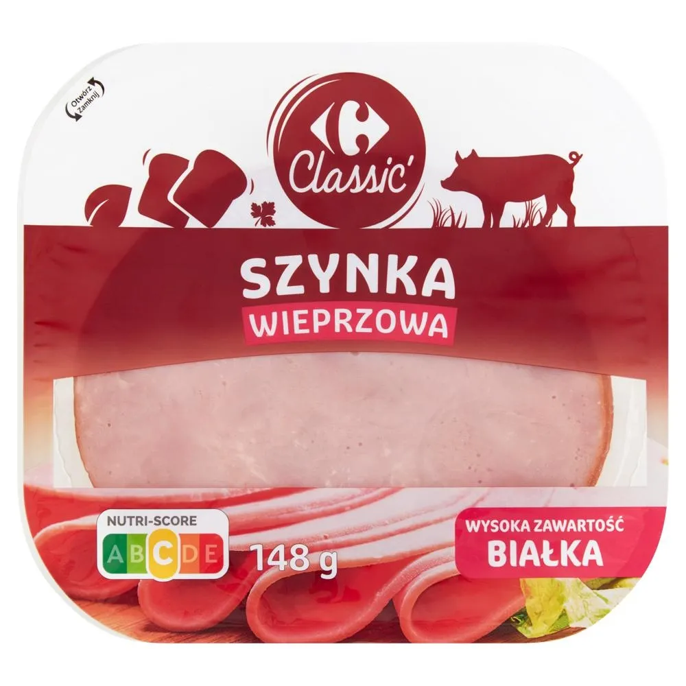 Carrefour Classic Szynka wieprzowa 148 g