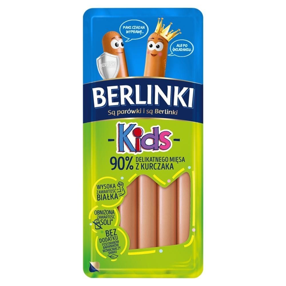 Berlinki Kids Kiełbasa z kurczaka 120 g