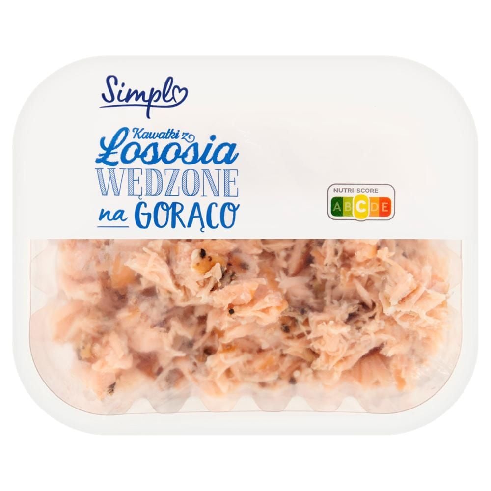Simpl Kawałki z łososia wędzone na gorąco 200 g
