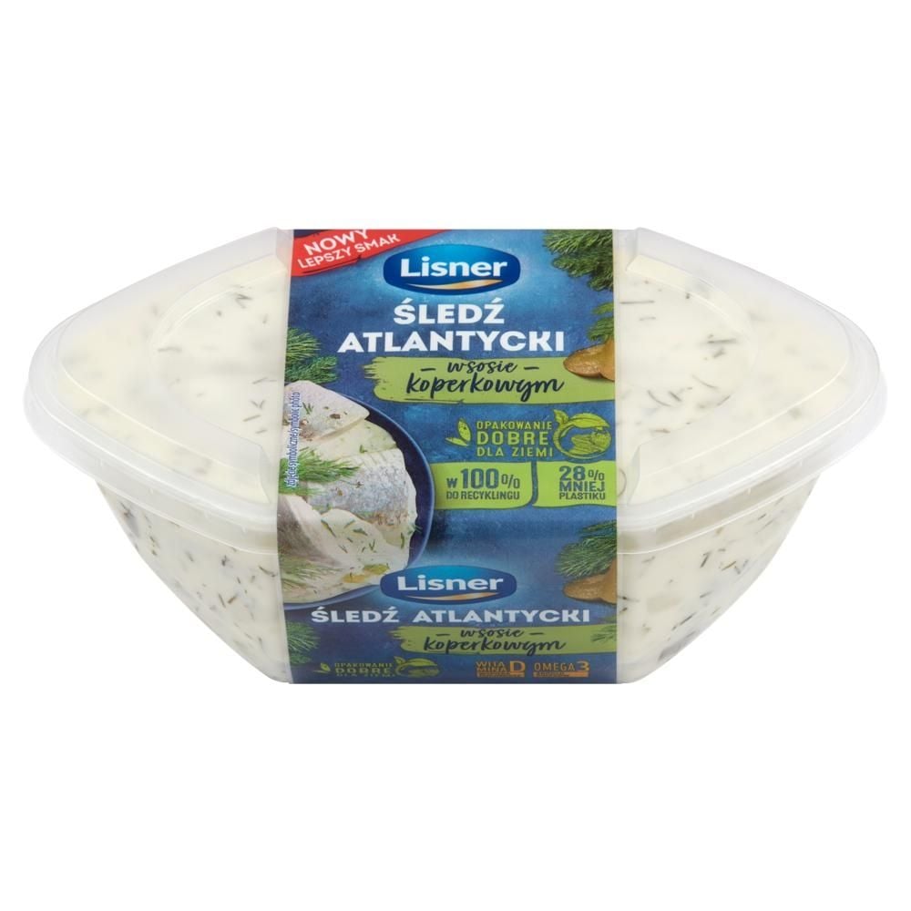 Lisner Śledź atlantycki w sosie koperkowym 280 g