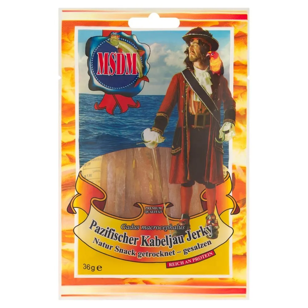MSDM Paski dorsza solone suszone 36 g