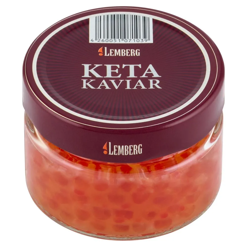 Lemberg Kawior czerwony z ikry łososia keta 100 g
