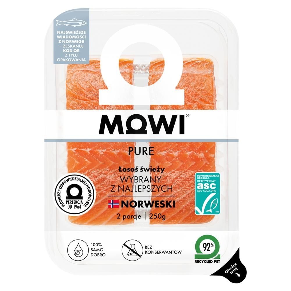 Mowi Pure Łosoś świeży 2x125 g