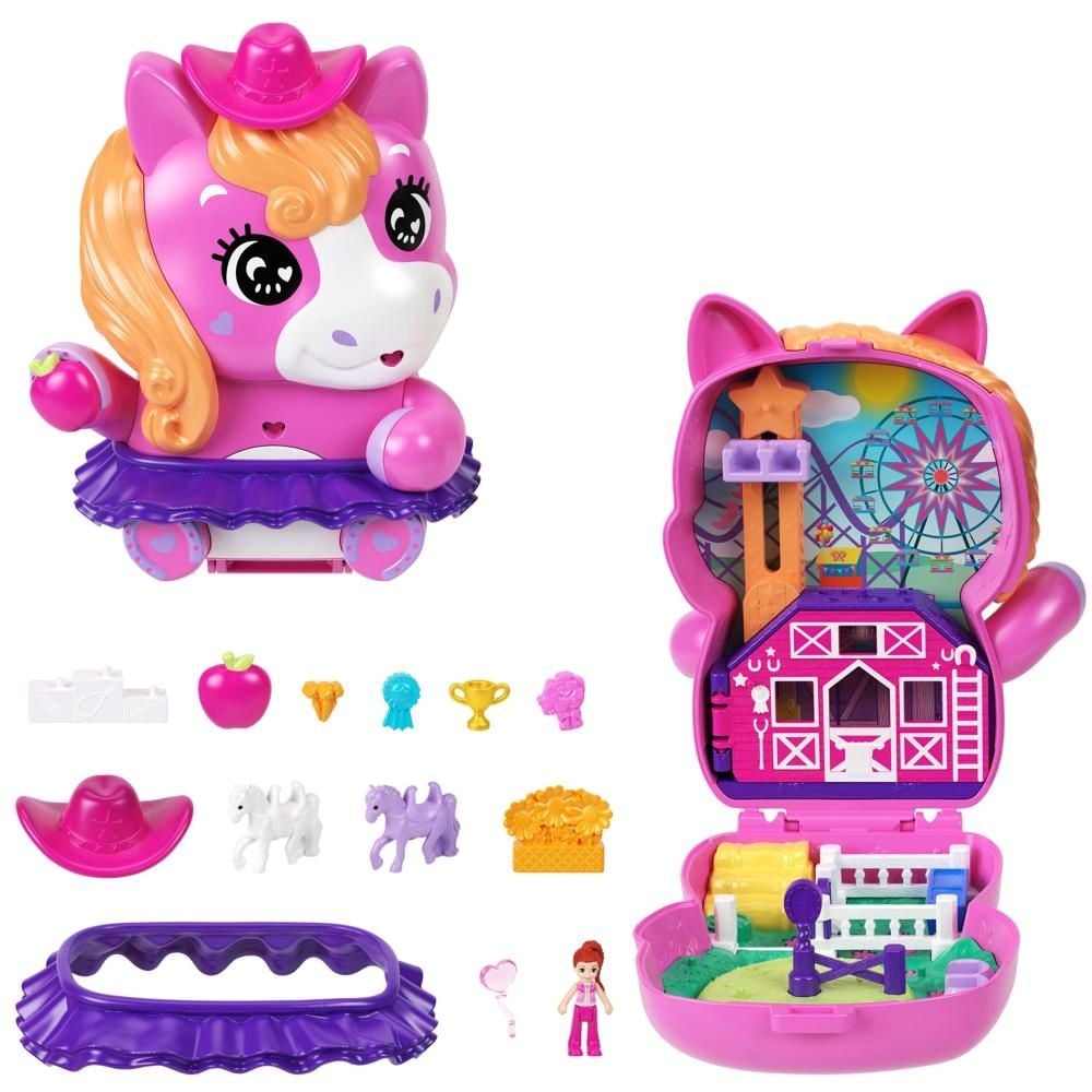 POLLY POCKET Kucykowe rodeo Zestaw kompaktowy JCR39