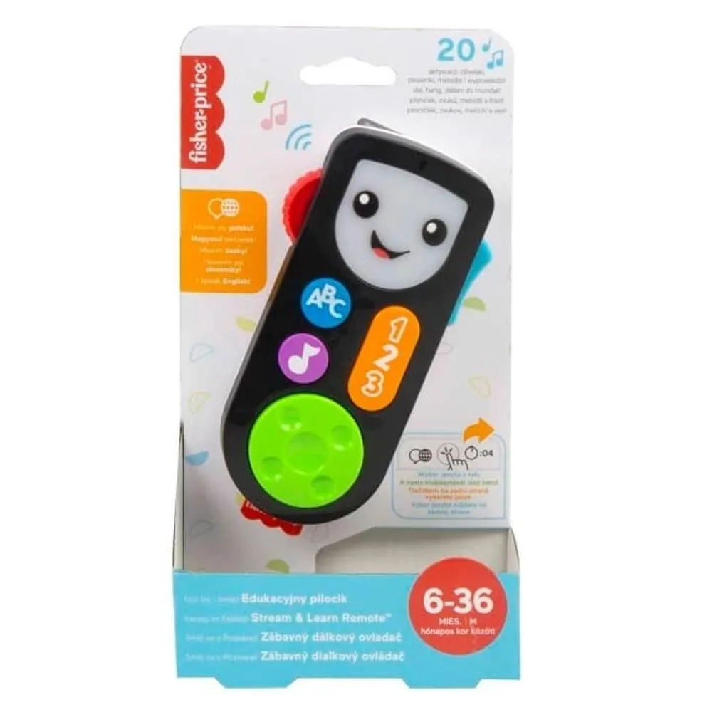 Fisher-Price „Ucz się i śmiej!” Edukacyjny pilocik HHM24